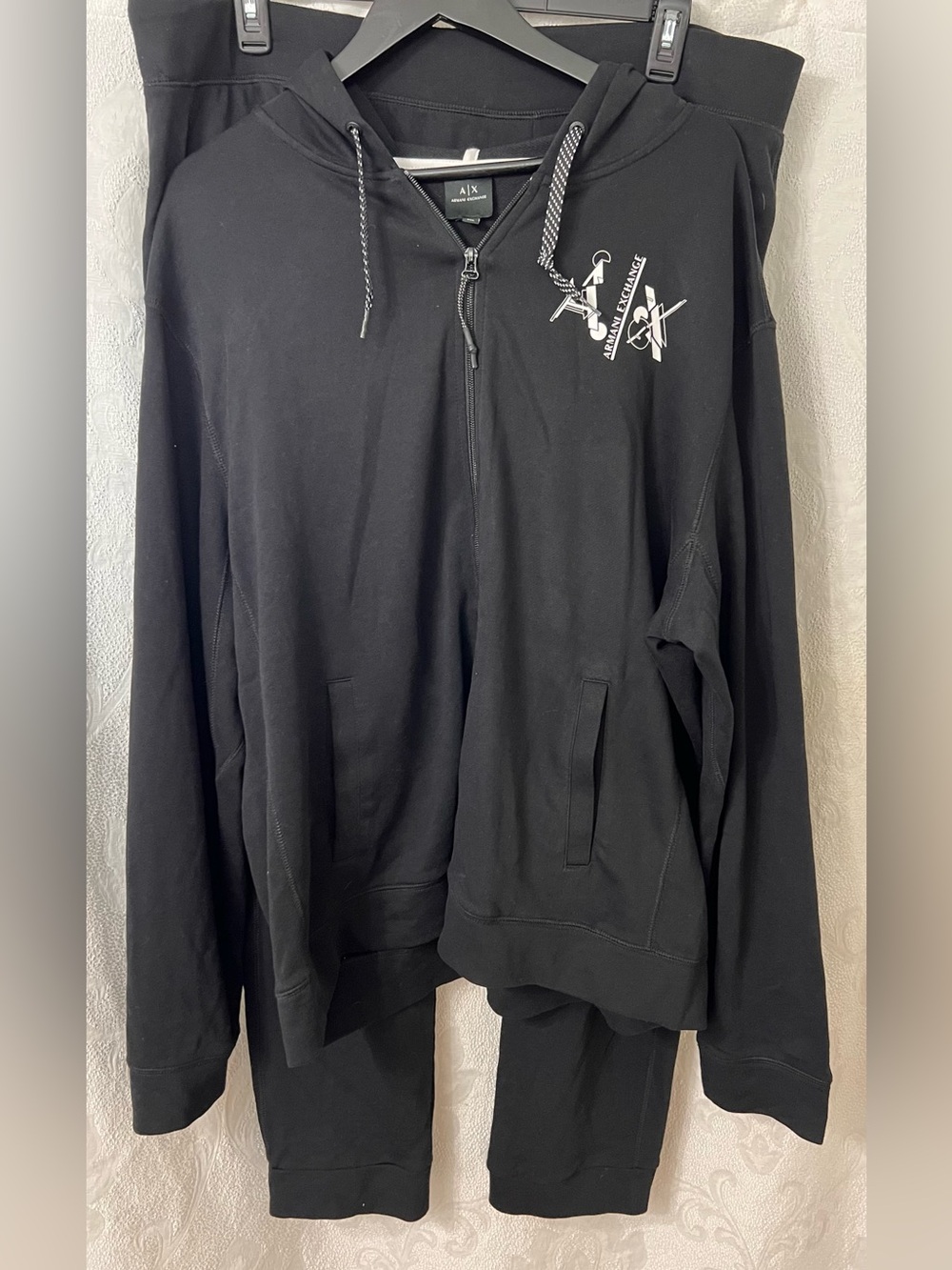 Armani Exchange Men's XXL Black Tracksuit